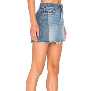 GRLFRND Claudia Skirt 2-tone Blue Jeans Size 29